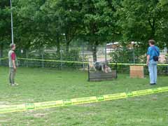 Leersprung &uuml;ber die H&uuml;rde